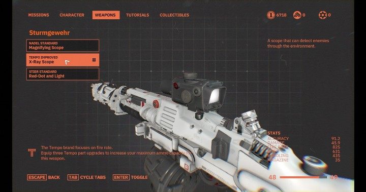 As Wolfenstein Youngblood is a dynamic shooter in which every single blow counts, it is worth investing in the shooting speed of guns - Weapons upgrades in Wolfenstein Youngblood - Basics - Wolfenstein Youngblood Guide