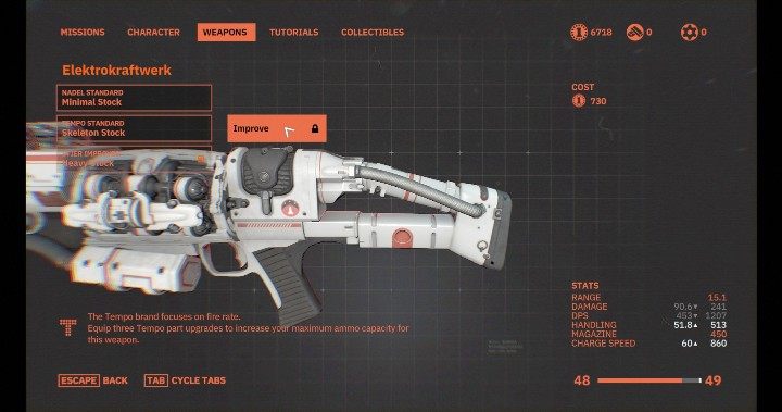 You can only hide such weapon in your inventory once you have purchased the Extreme Gun Pocket skill from the Muscle category - Best weapons in Wolfenstein Youngblood - Basics - Wolfenstein Youngblood Guide