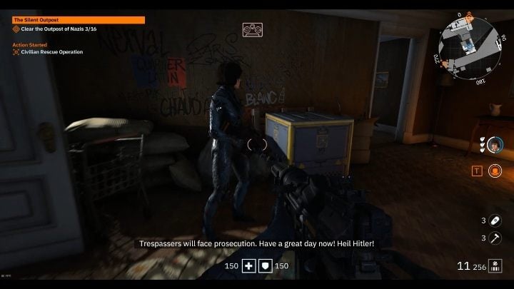 Laserkraftwerk is a weapon you can get from Raid Mission: Brother 1 - How to open or destroy locked doors in Wolfenstein Youngblood? - FAQ - Frequently Asked Questions - Wolfenstein Youngblood Guide