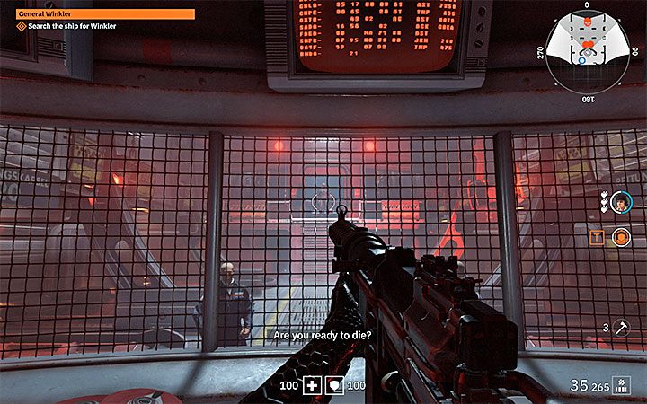 To remind you, the mission of Der Nachtfalter takes place on board of a huge airship - General Winkler | Bosses in Wolfenstein Youngblood - Bosses and mini-bosses - Wolfenstein Youngblood Guide