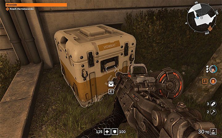 The next method is to open yellow boxes - the example is shown in the picture above - How to get silver coins in Wolfenstein Youngblood? - FAQ - Frequently Asked Questions - Wolfenstein Youngblood Guide