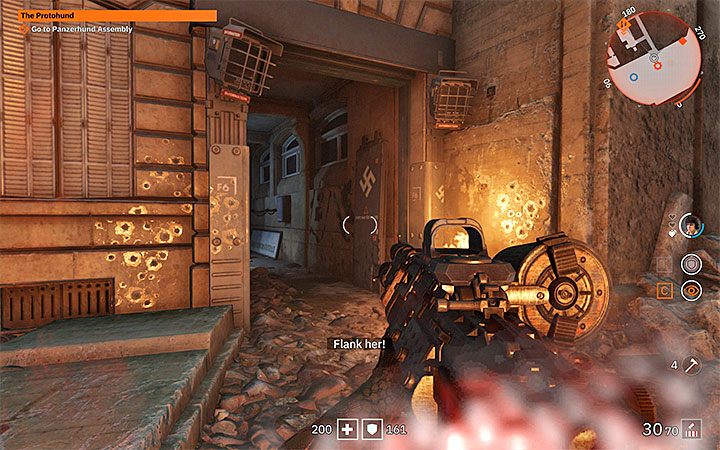 This isnt the end of the mission, because you have to sabotage the Panzerhund production - The Protohund | Wolfenstein Youngblood Walkthrough - Side missions - Wolfenstein Youngblood Guide