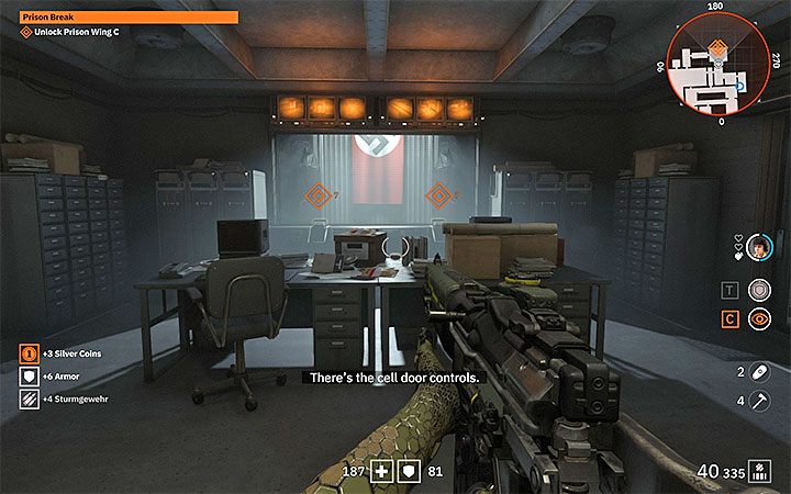 Regardless of the chosen route, you will reach the prison elevator - Prison Break | Wolfenstein Youngblood Walkthrough - Side missions - Wolfenstein Youngblood Guide