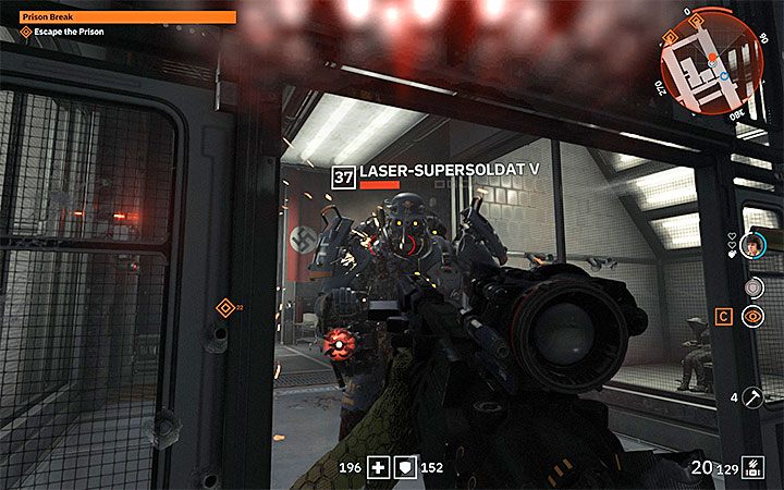 After the prisoners have been released, they still have to escape from prison - Prison Break | Wolfenstein Youngblood Walkthrough - Side missions - Wolfenstein Youngblood Guide