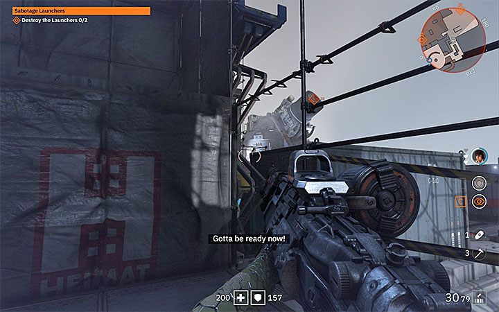 Whos commissioning the mission: Talk to Jemma Atwood in the hideout in the catacombs - Sabotage Launchers | Wolfenstein Youngblood Walkthrough - Side missions - Wolfenstein Youngblood Guide