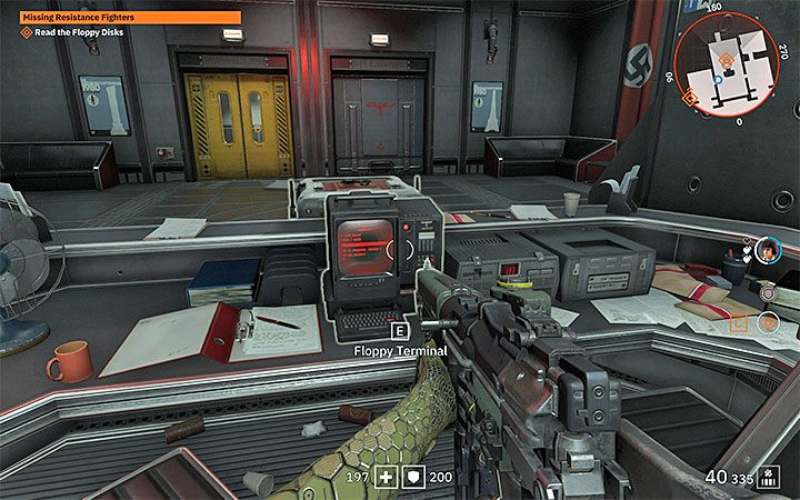 The next step is to decode all disks - Missing Resistance Fighters | Wolfenstein Youngblood Walkthrough - Side missions - Wolfenstein Youngblood Guide