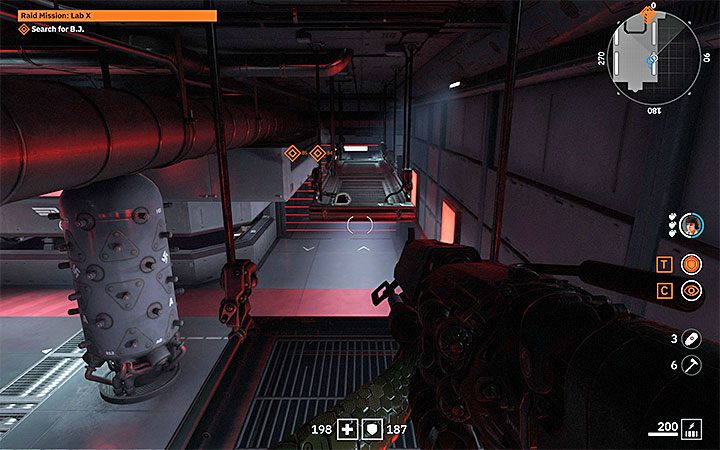 In the first room of the base, start by killing a scientist - Raid Mission Lab X | Wolfenstein Youngblood Walkthrough - Main story - Wolfenstein Youngblood Guide