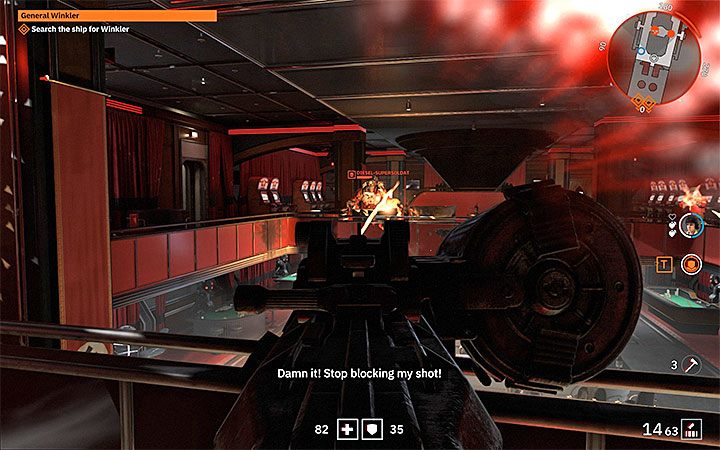 You can immediately attack the super or first sneak up a little and, for example, eliminate the commandants - Der Nachtfalter | Wolfenstein Youngblood Walkthrough - Main story - Wolfenstein Youngblood Guide