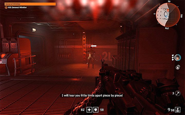 General Winkler uses the same disguise as the one provided by sisters abilities - Der Nachtfalter | Wolfenstein Youngblood Walkthrough - Main story - Wolfenstein Youngblood Guide