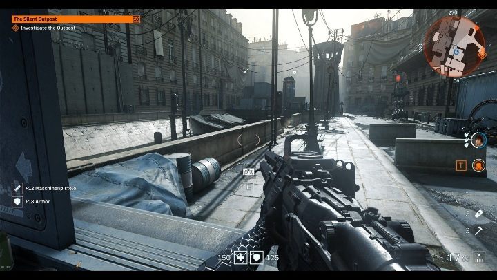 On the window sill of one of the buildings there is a cassette - Secrets and collectibles in Detention Area | Wolfenstein Youngblood - Collectibles and secrets - Wolfenstein Youngblood Guide