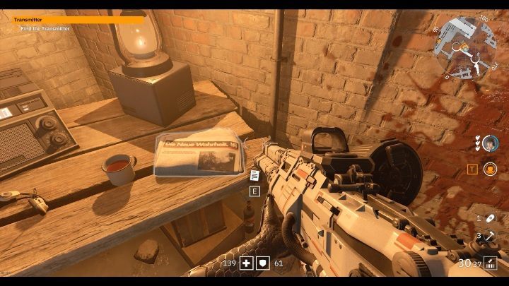 You will find a newspaper in the room where you have to complete some story mission objectives - Secrets and collectibles in Underground No. 4 | Wolfenstein Youngblood - Collectibles and secrets - Wolfenstein Youngblood Guide