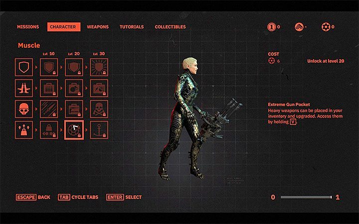 The second skill is the Extreme Gun Pocket from the Muscle category - Why cant I pick up my gun in Wolfenstein Youngblood? - FAQ - Frequently Asked Questions - Wolfenstein Youngblood Guide