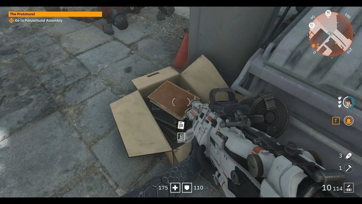 In a pile of books near the trash bin you can find a newspaper - Secrets and collectibles in Viktory Boulevard | Wolfenstein Youngblood - Collectibles and secrets - Wolfenstein Youngblood Guide