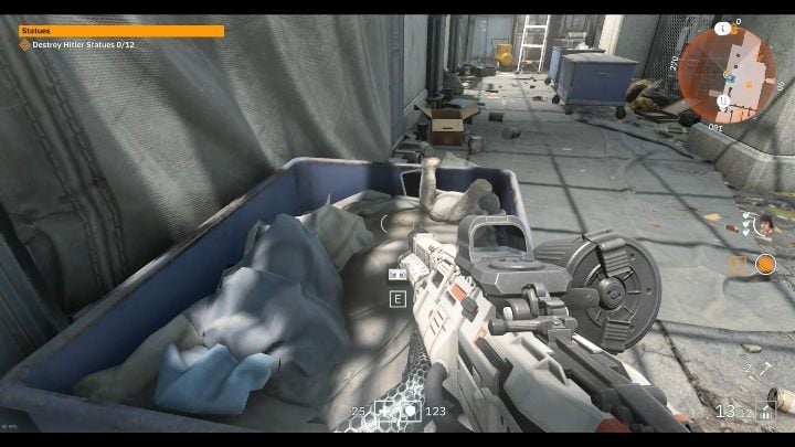 Youll find this cover in the dumpster, next to the teddy bear - Secrets and collectibles in Viktory Boulevard | Wolfenstein Youngblood - Collectibles and secrets - Wolfenstein Youngblood Guide