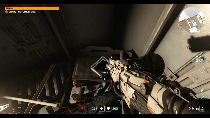 These glasses are lying next to the toolbox in the elevator shaft - Secrets and collectibles in Viktory Boulevard | Wolfenstein Youngblood - Collectibles and secrets - Wolfenstein Youngblood Guide