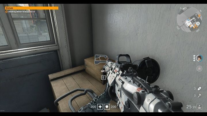 Youll find glasses in the boxes at the end of the hallway - Secrets and collectibles in Viktory Boulevard | Wolfenstein Youngblood - Collectibles and secrets - Wolfenstein Youngblood Guide