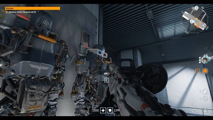 A stylish robot took a pair of glasses - Secrets and collectibles in Viktory Boulevard | Wolfenstein Youngblood - Collectibles and secrets - Wolfenstein Youngblood Guide