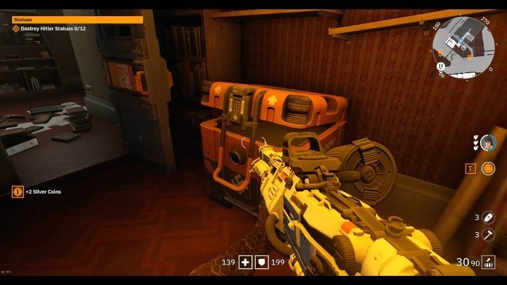 You will find a red box in a locked room, which you can open with an explosive weapon - Secrets and collectibles in Viktory Boulevard | Wolfenstein Youngblood - Collectibles and secrets - Wolfenstein Youngblood Guide