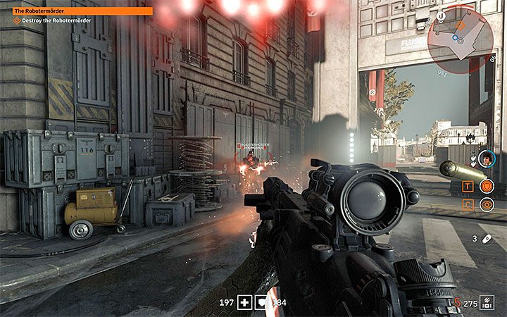 Robotermorder is an advanced version of the well-known Robotersoldats - The Robotermorder | Wolfenstein Youngblood Walkthrough - Side missions - Wolfenstein Youngblood Guide