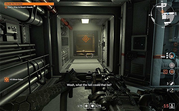 Ultimately, you need to get to Claude from the other side (almost like in Adelles song) - Claude the Armourer | Wolfenstein Youngblood Walkthrough - Side missions - Wolfenstein Youngblood Guide