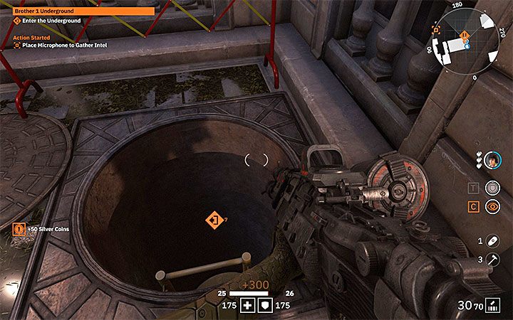 As a reminder, the descent into the canals is located in the courtyard of the hospital in the Little Berlin district - Brother 1 Underground | Wolfenstein Youngblood Walkthrough - Side missions - Wolfenstein Youngblood Guide