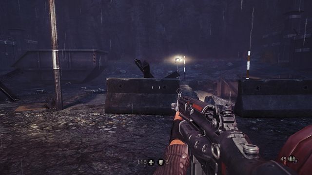 Jump to the sewers behind the low walls - A New World - Main missions - Wolfenstein: The New Order (coming soon) - Game Guide and Walkthrough