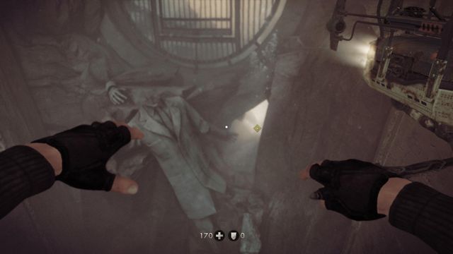 Once you reach the second grate, you will have to squeeze through - The Underground Berlin - Main missions - Wolfenstein: The New Order - Game Guide and Walkthrough