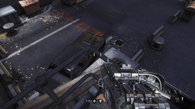 Get into the car after the other guy starts it running - The Eisenwald Prison - Main missions - Wolfenstein: The New Order - Game Guide and Walkthrough