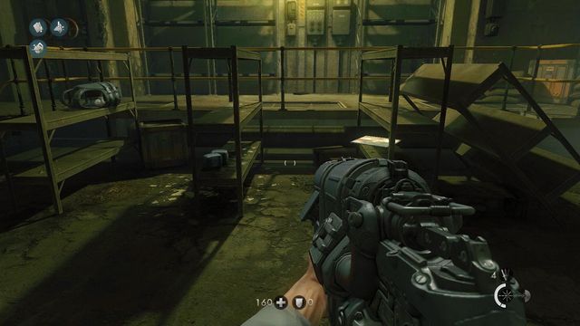 In the sewers, on the bookshelf - The Secret - Secrets - Wolfenstein: The New Order - Game Guide and Walkthrough