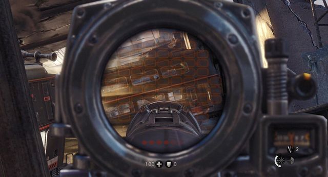 Use your laser here - Gibraltar Bridge - Main missions - Wolfenstein: The New Order - Game Guide and Walkthrough