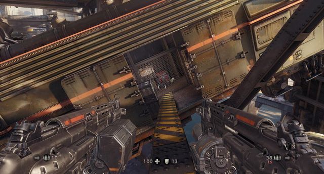 Cross the beam - Gibraltar Bridge - Main missions - Wolfenstein: The New Order - Game Guide and Walkthrough