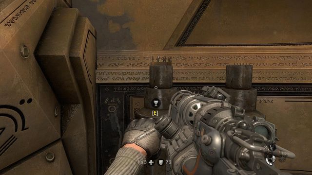One of three secrets in the room - U-Boat - Secrets - Wolfenstein: The New Order - Game Guide and Walkthrough