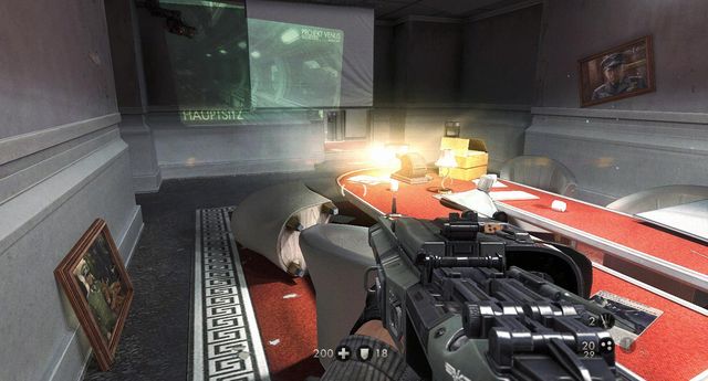 On this table - Return to London Nautica - Secrets - Wolfenstein: The New Order - Game Guide and Walkthrough