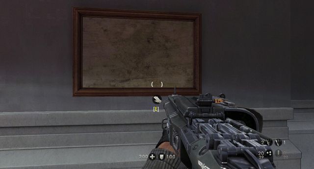 Use this painting to enter the secret room - Return to London Nautica - Secrets - Wolfenstein: The New Order - Game Guide and Walkthrough