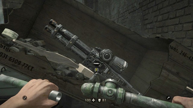 After leaving the vent shaft, you will see two supersoldiers - Chapter 1 - Prison - Walkthrough - Wolfenstein: The Old Blood - Game Guide and Walkthrough