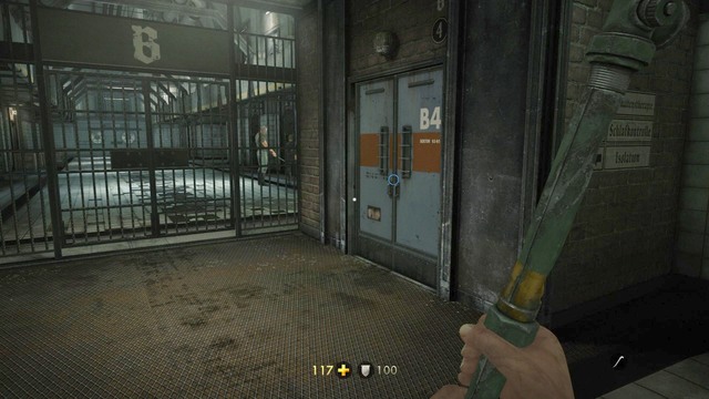 Down on the lower floor you will see a bed - Chapter 1 - Prison - Walkthrough - Wolfenstein: The Old Blood - Game Guide and Walkthrough