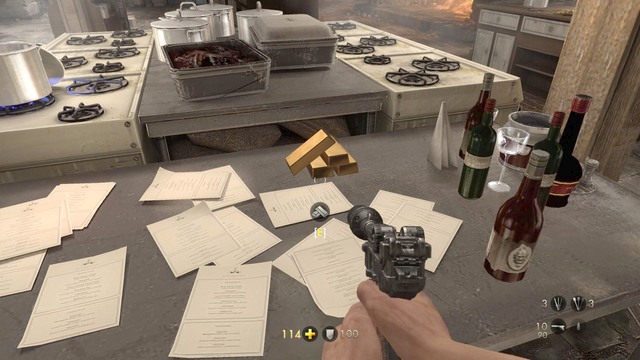 Piece of gold #17 - Chapter 3 -Wolfenstein Keep - Secrets - Wolfenstein: The Old Blood - Game Guide and Walkthrough