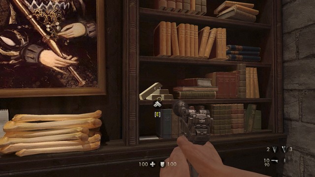 Piece of gold #22 - Chapter 3 -Wolfenstein Keep - Secrets - Wolfenstein: The Old Blood - Game Guide and Walkthrough