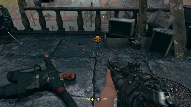 Piece of gold #33 - Chapter 5 - Wulfburg - Secrets - Wolfenstein: The Old Blood - Game Guide and Walkthrough