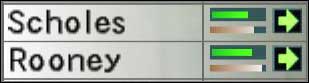 Brown bar, i.e. Cumulated Fatigue. - Formation - World Soccer Winning Eleven 9 - Game Guide and Walkthrough