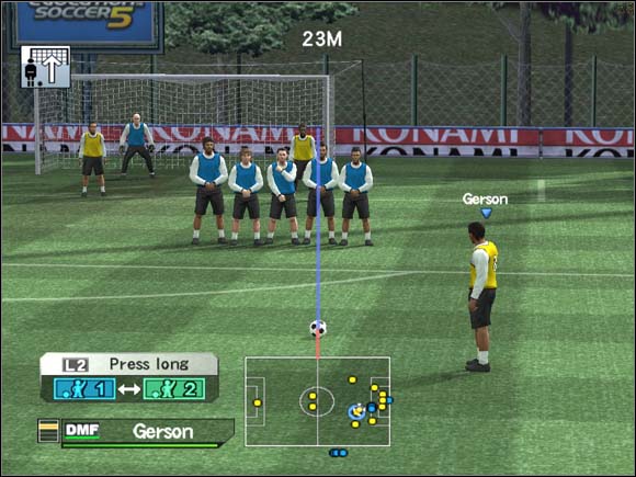 It is possible to support itself with the radar. :-) - Constant fragments of the game - World Soccer Winning Eleven 9 - Game Guide and Walkthrough