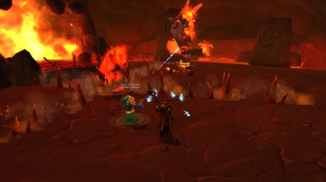 While fighting Magmolatus, watch out for the spikes from under the ground and firebolts. - Bloodmaul Slag Mines - Detailed guide - World of Warcraft: Warlords of Draenor Game Guide