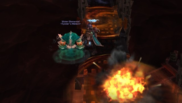 While climbing along the plank, watch out for the rockets. - Grimrail Depot - Detailed guide - World of Warcraft: Warlords of Draenor Game Guide