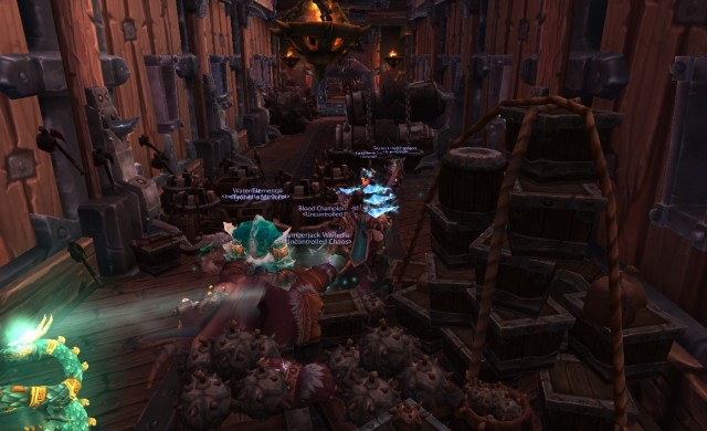 The train is long and full of opponents so, fighting your way to the very front will take you some time. - Grimrail Depot - Detailed guide - World of Warcraft: Warlords of Draenor Game Guide