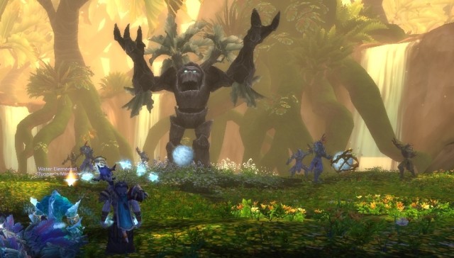 Before the boss battle itself, you need to kill three groups of enemies gathered around the orbs of water. - The Everbloom - Detailed guide - World of Warcraft: Warlords of Draenor Game Guide