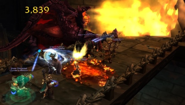 While belching fire, the boss usually draws a semicircle so, you need to escape from this attack. - Upper Blackrock Spire - Detailed guide - World of Warcraft: Warlords of Draenor Game Guide
