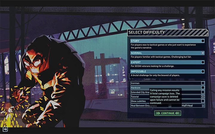 If youre looking for an even bigger challenge, you can also enable the Hardcore modifier - XCOM Chimera Squad: Ironman difficulty - how to activate? - FAQ - XCOM Chimera Squad Guide