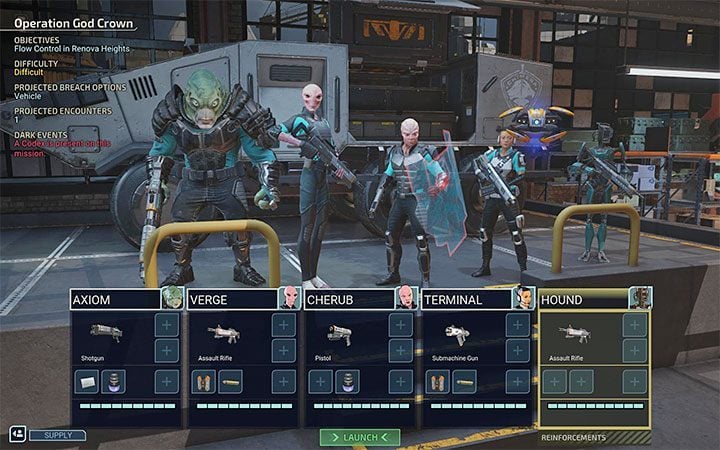 For each mission, you must choose four heroes from among the currently available ones - XCOM Chimera Squad: Turn-based combat guide - Basics - XCOM Chimera Squad Guide