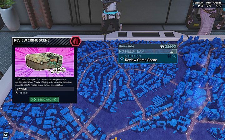 2) Situations - They differ from the missions in that you simply send the APC to a selected district - XCOM Chimera Squad: Resources - what are they for? - FAQ - XCOM Chimera Squad Guide