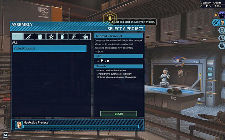 Its hard to miss the moment when the androids get unlocked - XCOM Chimera Squad: Androids, tips - Basics - XCOM Chimera Squad Guide